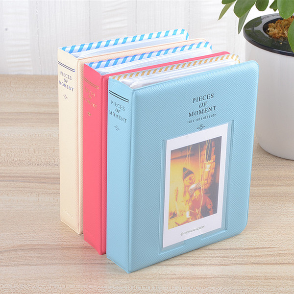 64 Pockets Album Case Storage For Photo FujiFilm Instax Mini Film Size, 11cm*14.2cm*3.3cm, New CutePolaroid Mini-Album