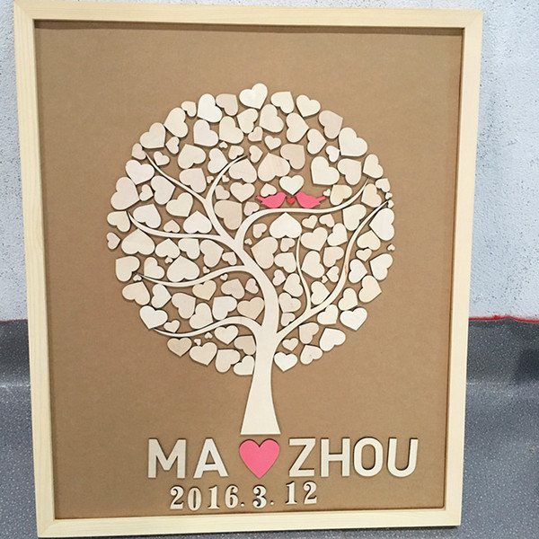 Custom Wedding Guest Book Alternatives Wedding Tree Guest Unique Book Wood Rustic Wedding Guest Book Wood Heart Tree