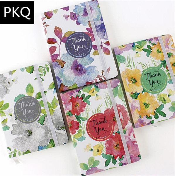 Flower Notebook Paper Diary Weekly Planner Note Book Kawaii Guest Books Mini Notepad Notebook vocabulary writing Memo Guest Book
