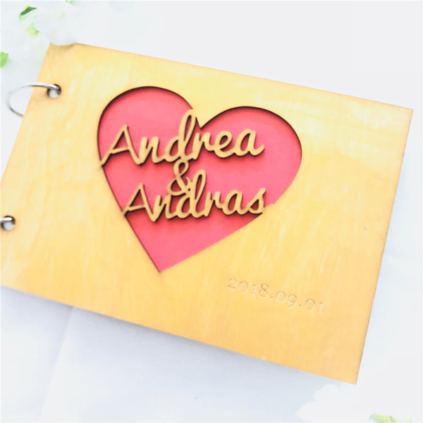 Personalised Wooden Guest Book, Wedding Guestbook, Rustic Wedding Guest book, Wood Wedding Guest book, Wood Custom Engraved Book