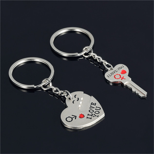 10 pieces / 5 pairs Key to My Heart Keychain Wedding Favors And Gifts Wedding Souvenirs Wedding Supplies Obsequios Boda