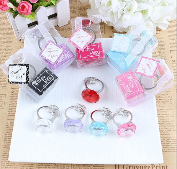 10 pcs Wedding & Event Favors Gift K9 Crystal Key Chain Keychains For Bridal Shower Baby Shower 5 Colors For U Pick