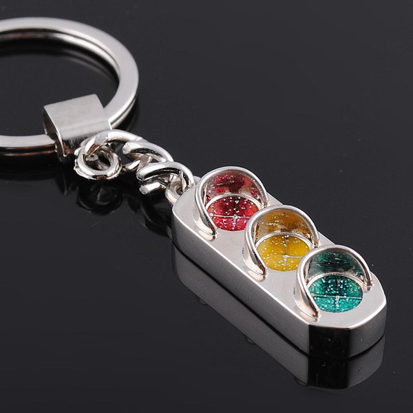 Metal keychain traffic light wedding favors key chain engagement favors