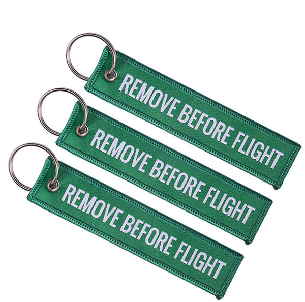 Cheap Coloured Embroidered Letter Key Chain Key Ring Aviation Jewelry Luggage Tag Car Key Rings For Men And Women Using K092101