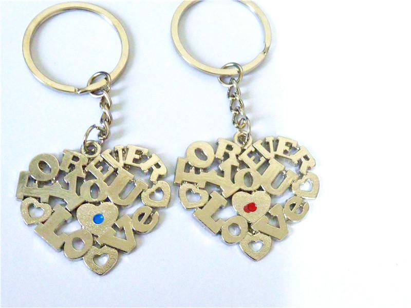 20pcs NEW popular Fashion Eternal love Keychain key chain key chain key ring Wedding Keychain