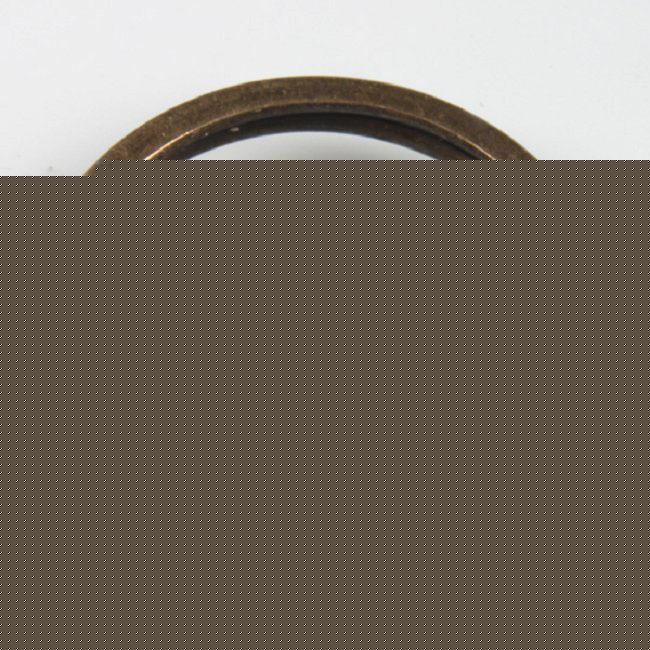 Wholesale-30pcs/lot Charms Iron Keyring Clasp Antique Bronze Round Strong Split Rings Fit Keychain 160363