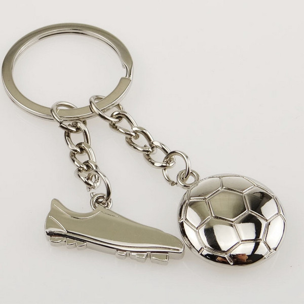 Olympic Games Football and Soccer Shoes Key Chain Alloy Keychain Key Ring Wedding Favors Baby Shower Party gift + DHL 