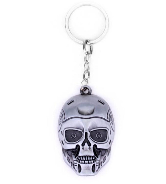 2017 New Brand Terminator Keychain Keyring Three-dimensional Punk Keyring Cool Skull Mask Key chains Accessories Cosplay YCK21