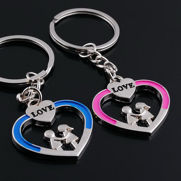Lovers Key chain Holding Hands Lovers style Alloy Key Ring Wedding Supplies Keychain Favors + DHL 
