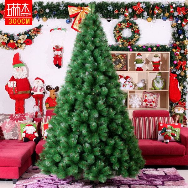 60-300CM Plus Size Christmas Tree Artificial Encryption Simulation Cedar Reinforced New Xmas Decoration Tress For Gifts Party Pink Wedding