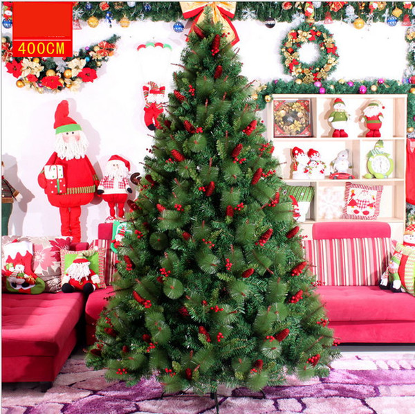 120-400CM Christmas Trees Wedding Supplies Artificial Encryption Simulation Cedar Reinforced New Xmas Decoration Tree For Gifts Party