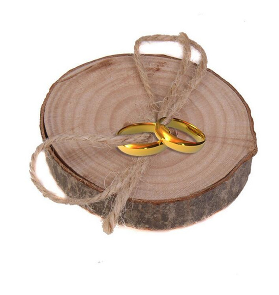 Wedding Gift Box Wooden Ring Pillow Rustic Country Ring Engagement Ring Bearer Wood Pallet Pack of 2