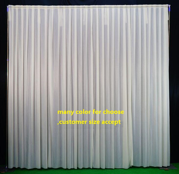 Background drop Wedding Party Stage Celebration Background Satin Curtain Drape Pillar Ceiling Backdrop Marriage decoration Veil WT031