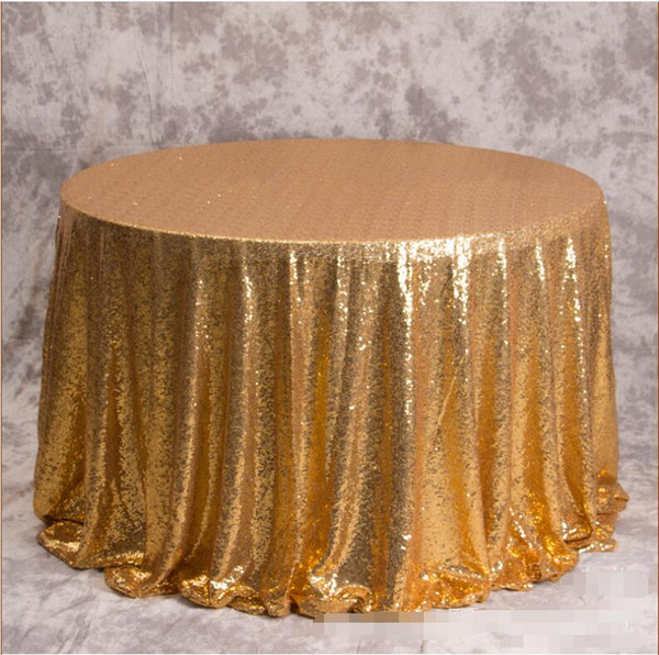 Great Gatsby Custom Made Round Sequined Wedding Accessories For Tables and Chairs Several Colors High Quality Wedding Decorations 3M