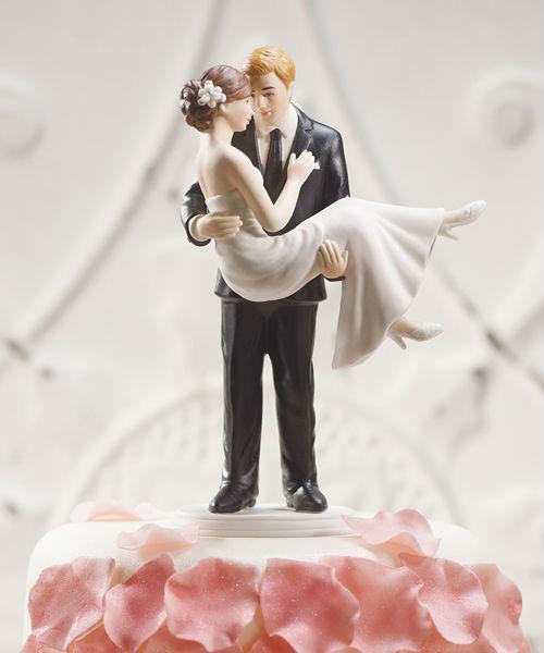 Beach Stylish Wedding Bridal Cake Toppers White Hug Romantic Couple Decoration Best Selling 