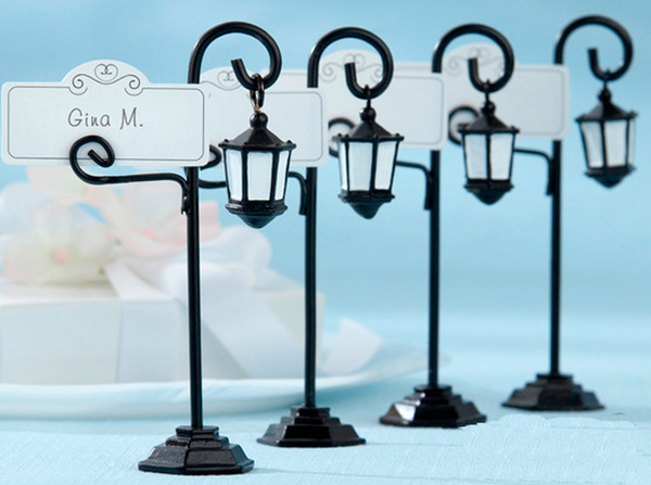 Hot selling Streetlight Wedding Place Card Holder Wedding Favors Gifts Party Accessory Decoration Supplies 200pcs/lot