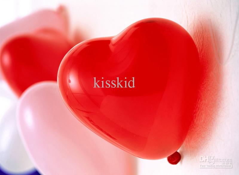 300 Pcs Cheap Red Heart Latex Balloons Wedding Party Favors Kid Gift