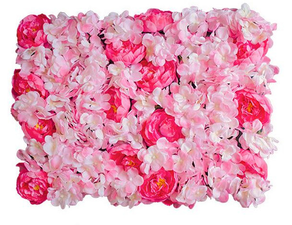 flower wall Silk rose tracery wall encryption floral background artificial flowers creative wedding stage props free shopping WT048