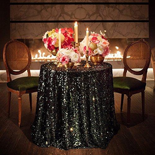 Table cloth 1 Meter Table Cover round for Wedding Party Decoration Tables sequins Table Clothing Wedding Tablecloth Home Textile