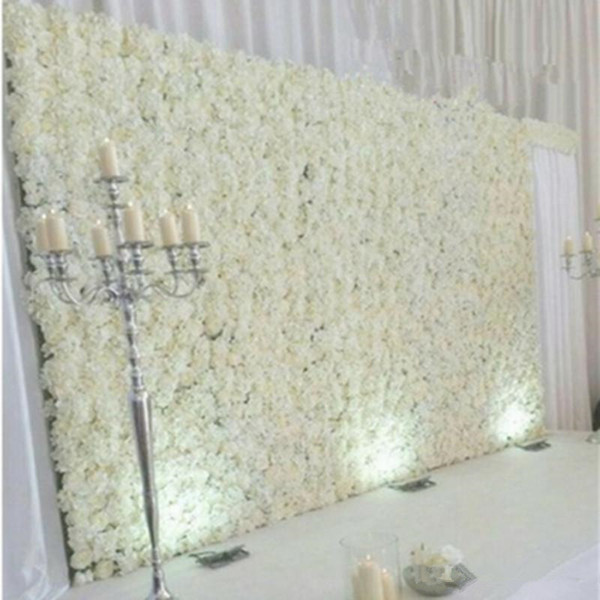 10pcs/lot 60X40CM Romantic Artificial Rose Hydrangea Flower Wall for Wedding Party Stage and Backdrop Decoration Many colors