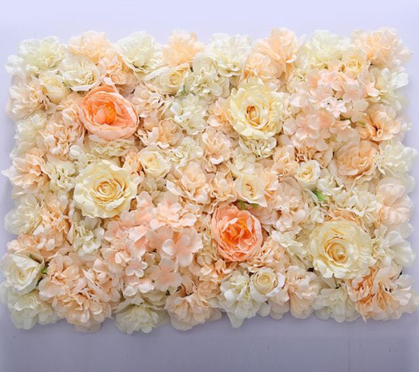 flower wall Silk rose tracery wall encryption floral background artificial flowers creative wedding stage WT055