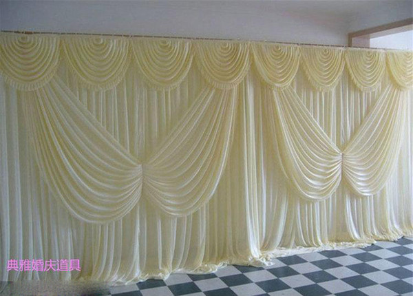 Hot High Quality Wedding Backdrop Curtain Angle Wings Sequined Cheap Wedding Decorations 6m*3m Cloth Background Scene Wedding Decor Supplies