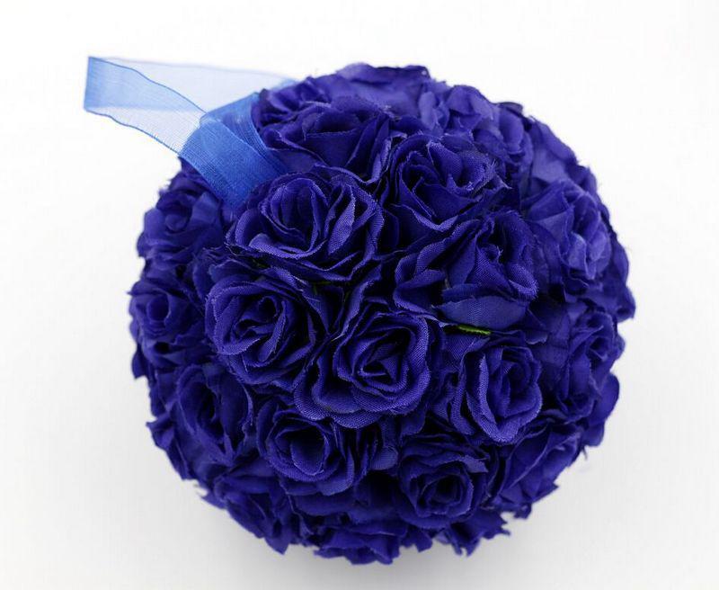 Hot ! 1 Pcs 5inch Royal Blue Rose Flower Wedding Flowers Decoration (180)