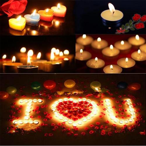 Small Colored Candles Smokeless Birthday Party Halloween Wedding The Perfect Tool For Indoor Atmosphere Safe Simple