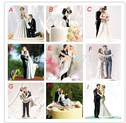 2015 NEW True Romance Wedding favor and decoration Figurine Resin Wedding Cake Toppers Wedding Decoration Bridal Party Supplies