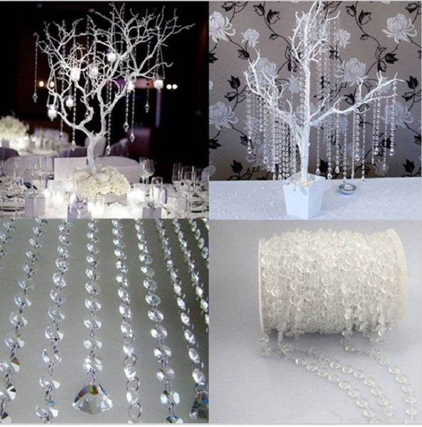 5kgs Garland Diamond Acrylic Crystal Bead Curtain Wedding DIY Party Decor Home Living Room Bedroom Decoration