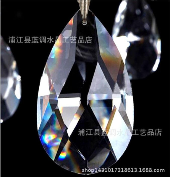 Glass Crystal Chandelier Prisms Ceiling Lamp Teardrop Pendants Bead Curtain Accessories Wedding Decorate Kind of Size