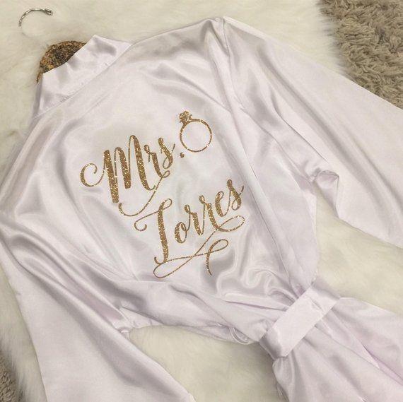 Personalized satin robes kimono wedding hen party bridesmaid gift for bride bridesmaids supplies 4pcs lot 