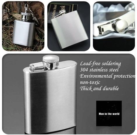 Hot Selling Gift Groomsman Personalized(extra charge) Stainless Steel 1-10-oz Hip Flasks Wedding favors wedding suppliers 