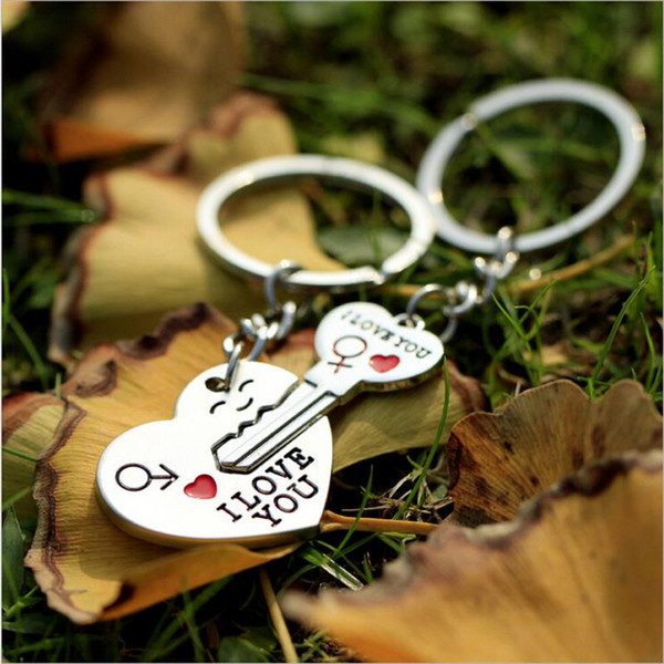 Lovers Key to My Heart Keychain Valentine's Day Wedding Favors And Gifts Souvenirs Wedding Event & Party Supplies