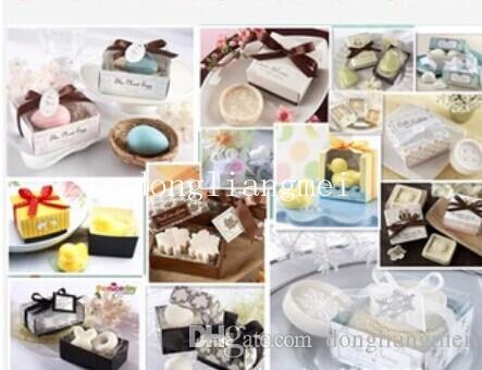 300pc Wedding Gifts Wedding Favors Duck Birds Love Toilet soap Wedding Supplies Gift box Packaging #Z508