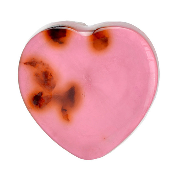 Wholesale Plant Essential Oil Soap Natural Rose Essence Oil By Hand Cleansing Soap Handmade Soap Heart Wedding Favor Bath Bombs