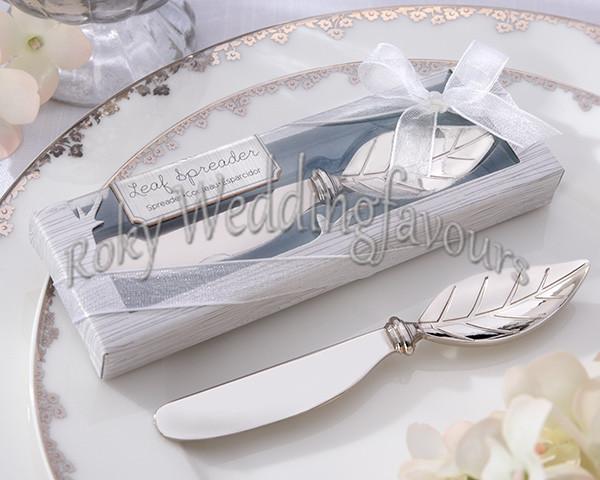 FREE SHIPPING+50pcs/lot! Leaf Butter Spreader Wedding Favor,leaf butter spreader favors party favors,event gifts