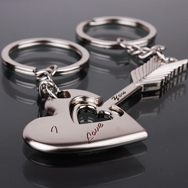 Sword of Cupid heart Alloy keychain Wedding favors and gifts bridal shower wedding souvenirs for guests