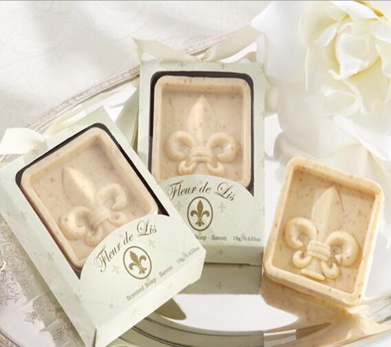 20pcs Fleur de Lys Iris Soap For Wedding Party Birthday Baby Shower Souvenirs Gift Favor New