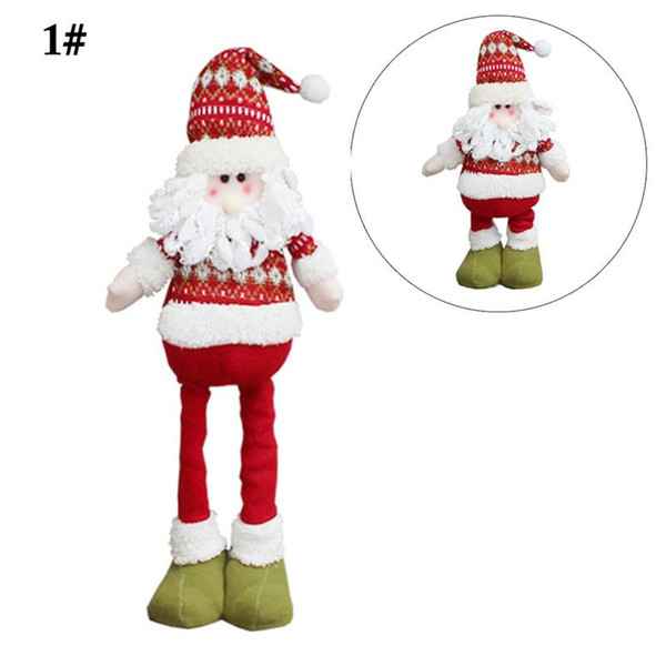 Christmas Doll Fashionable Cute Santa Claus Snowman Elk Christmas Ornament Christmas Supplies