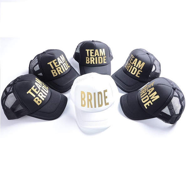 Personalized Bridesmaid Gift Hats wholesales bride to be bachelorette party gifts 5 pcs lot free shipping