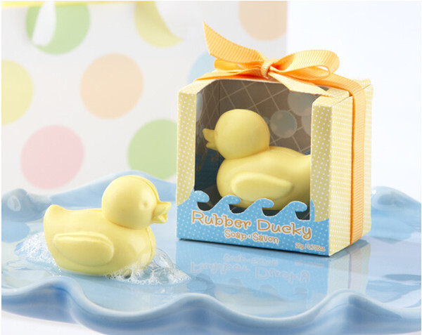 Baby Shower Favors Gifts Set of 25 Rubber Ducky Soap Kids Favors for Baby Birthday Party Guests