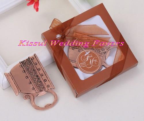 (20 Pieces/lot) Vintage Wedding and Bridal shower favor of Coffee cup Design bottle opener favors for Birthday and Party gifts