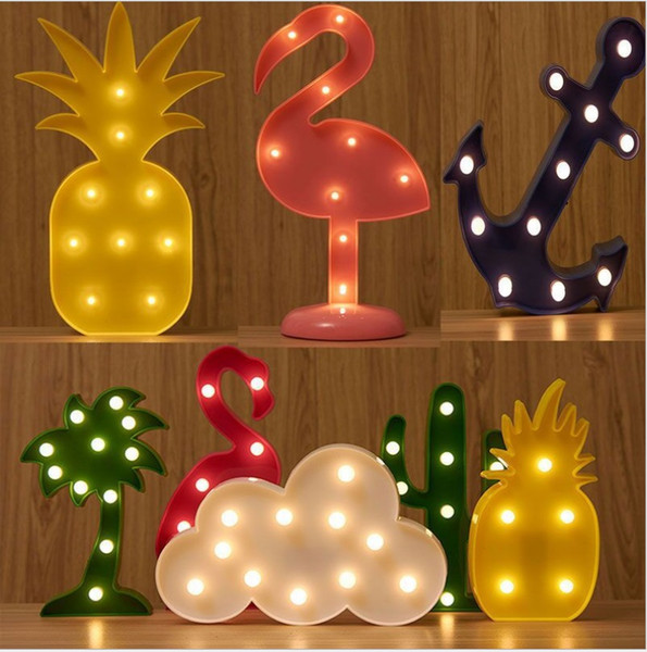 Hot Selling creative LED Light Party Wedding Favors Decor Gift Children room decoration LED lamp Nightlight DHL free