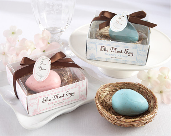 Wedding Favors Nest Egg Soap Gift box cheap Practical Unique Wedding Bath & Soaps Small Favors 20pcs/lot new