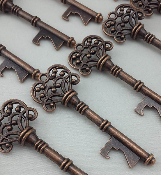 2016 Wedding Favors of Vintage Key Bottle Opener Wedding gifts For Bridal Shower favors and Party decorations 30Pcs/Lot
