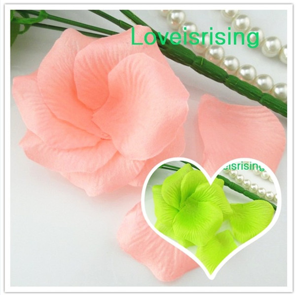 5 packs(720pcs) Pale Pink Non-Woven Fabric Artificial Rose Flower Petal For Wedding Party Favor Decor-Free Shipping