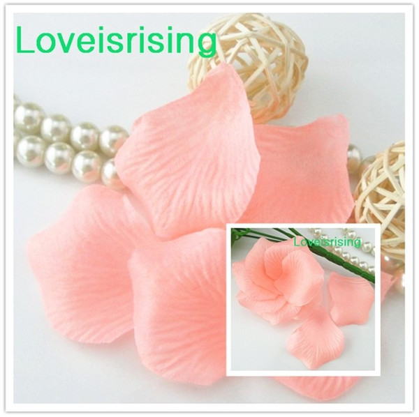 Free Shipping--10 packs(1440pcs) Pale Pink Non-Woven Fabric Artificial Rose Flower Petal For Wedding Party Favor Decor