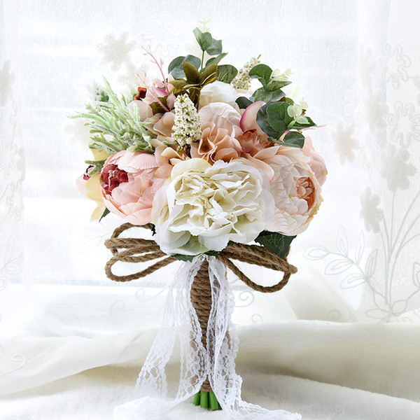 Fairy Bouquets Wedding Accessories Bridal Bouquets New Arrival 2018 Wedding Bridal Bouquets 24*30cm Flowers High Quality