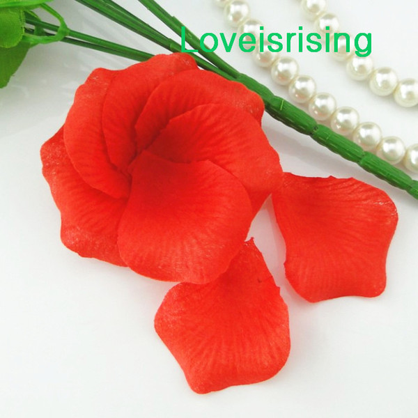 5 packs(720pcs) Red Non-Woven Fabric Artificial Rose Flower Petal For Wedding Party Favor Decor-Free Shipping